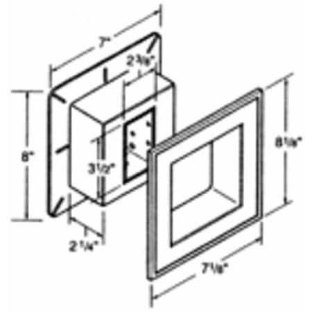 Alcoa Home Exteriors UL Electrical Mounting Block EBLOCK PW